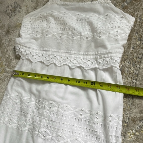 J. Crew White Eyelet Midi Dress - Picture 9 of 11
